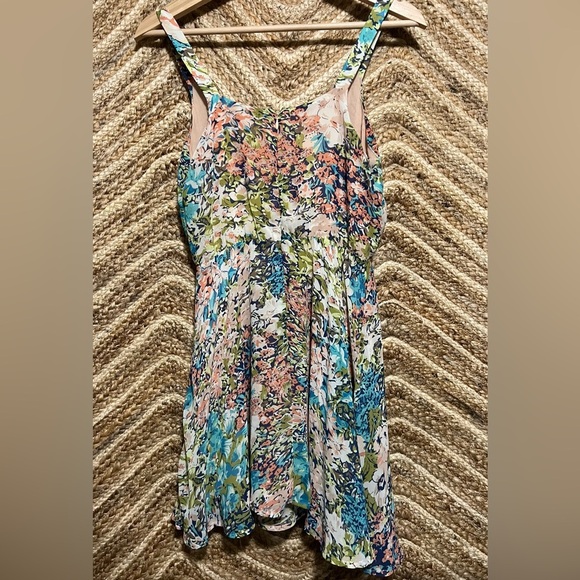 Lucca Couture Women's Floral Flowy Sleeveless Mini Dress,Size S,Great Condition - Picture 4 of 11
